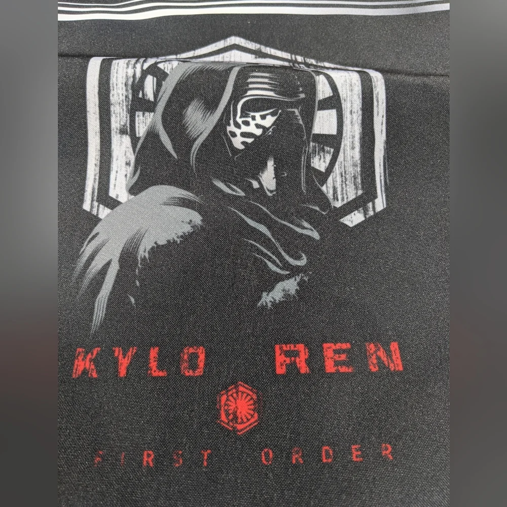 Disney Star Wars Black String Backpack Shoe Book Tote Gift Kylo Ren First Order